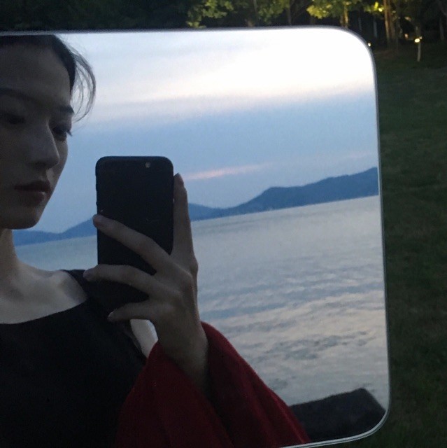 被树挡住的设计室