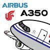 一架正在起飞的a350