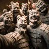 关羽月下戏貂